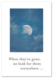 Moon Rising Condolence Card