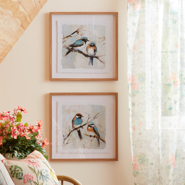 Two Birds Framed Prints