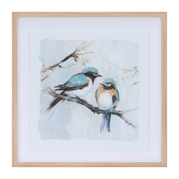 Two Birds Framed Prints