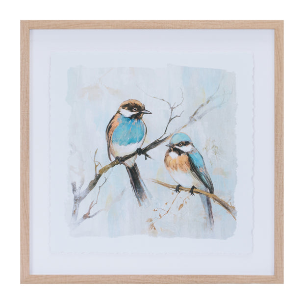 Two Birds Framed Prints