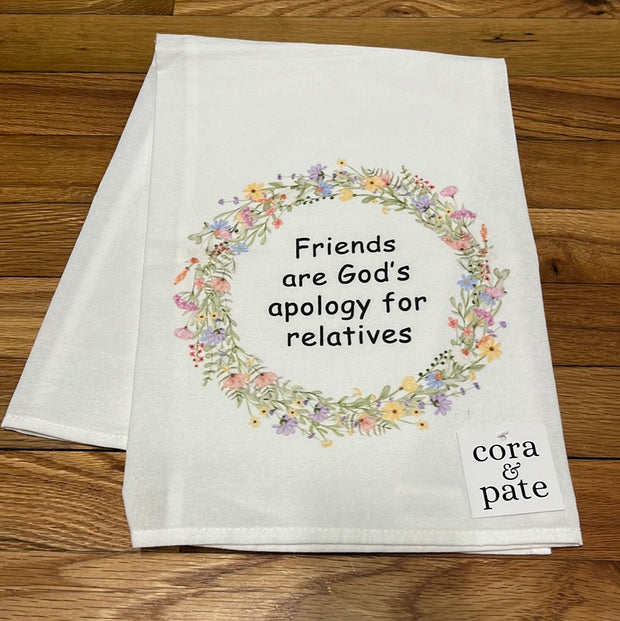 God's Apology Flour Sack Towel