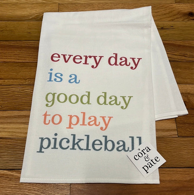 Pickleball #15 Flour Sack Towel