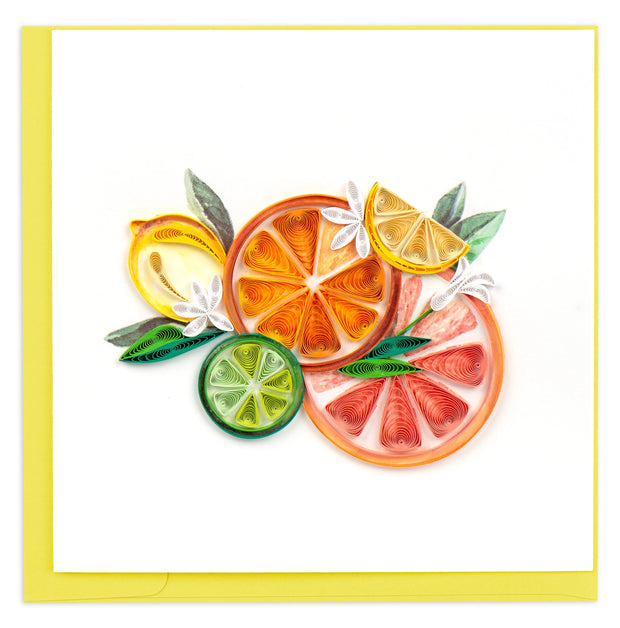 Citrus Art Quilling Card