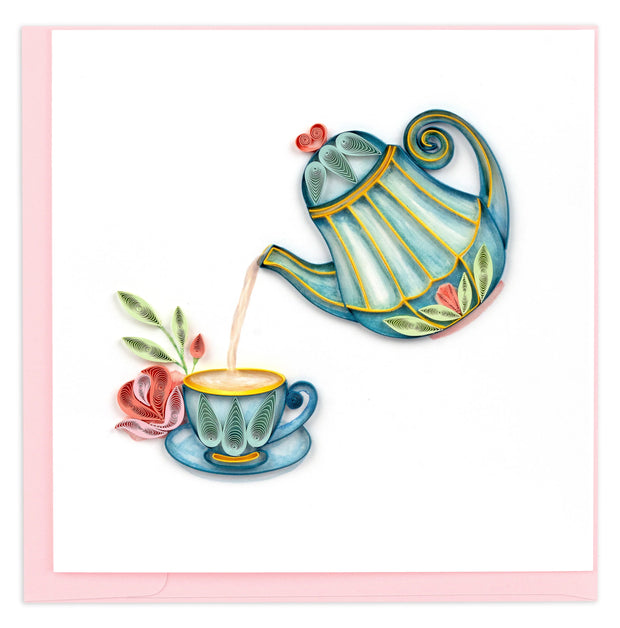 Afternoon Tea Quilling Card