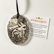 Rabbit Pottery Ornament