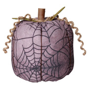 Gray Web Fabric Pumpkins