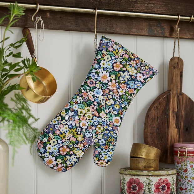 Confetti Floral Gauntlet Oven Glove - One Size