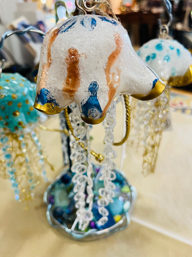 Mini Jellyfish Ornaments - Seaside Chic