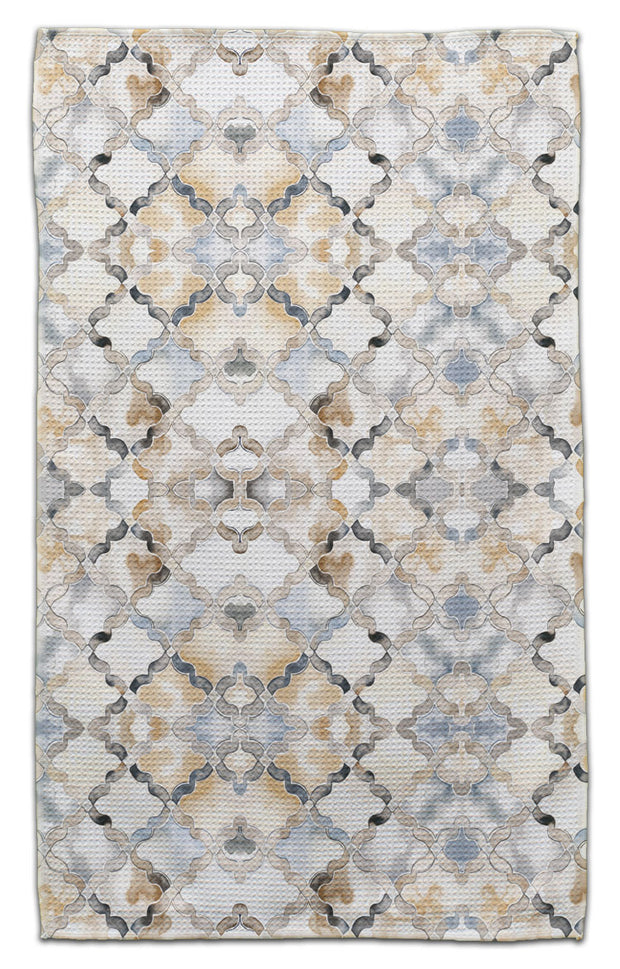 Wavy Lattice Eco-Dishtowel