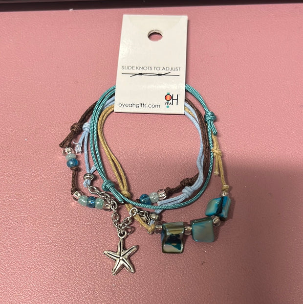 Starfish Bracelet Set