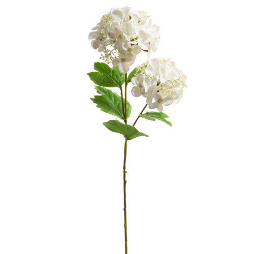 Real Touch White Hydrangea Spray, 19"