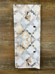 Wavy Lattice Eco-Dishtowel