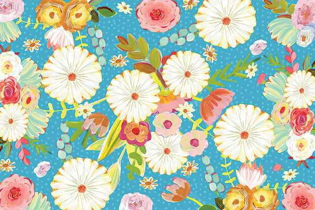 *NEW* Floral Fiesta - Blue