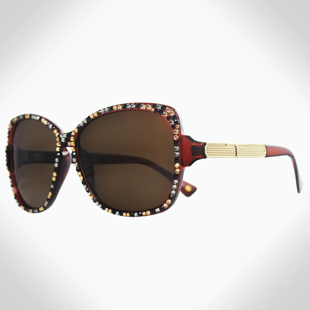 Atlanta Brown Leopard Sunglasses