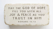 Romans 15:13 Scripture Stone