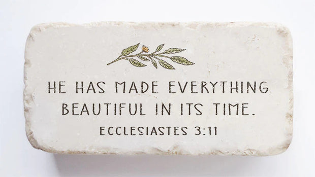 Ecclesiastes 3:11 Scripture Stone