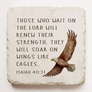 Isaiah 40:31 Eagle Scripture Stone