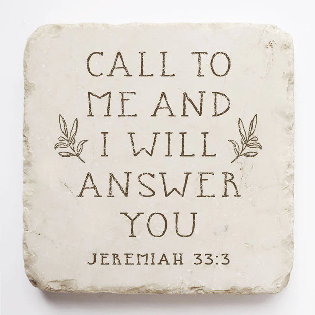 Jeremiah 33:3 Scripture Stone