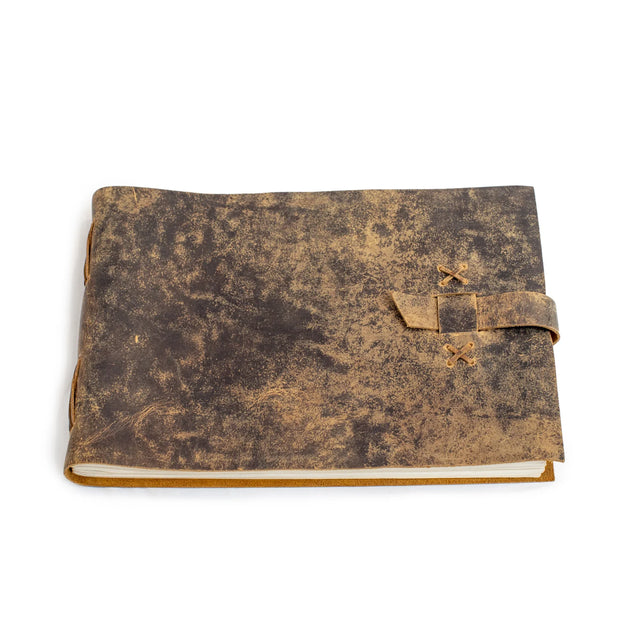 Brown Distressed Leather Journal