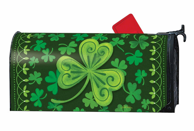 Shamrock Time Mailbox Wrap