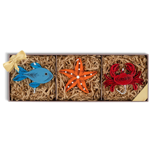 Sea Life Ornaments Box Set