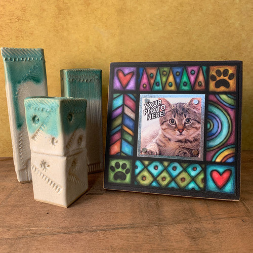 Paw/Heart Magnetic Photo Frame