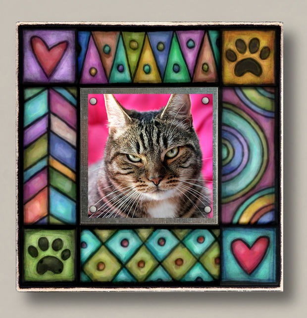 Paw/Heart Magnetic Photo Frame