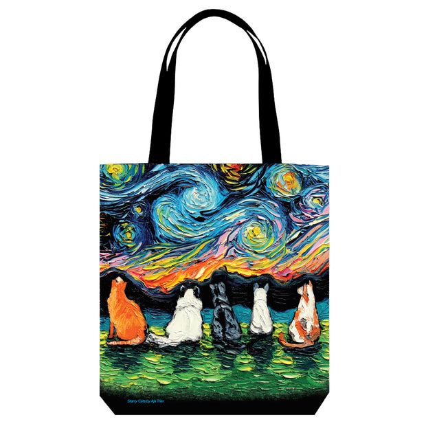 Starry Cats Tote Bags