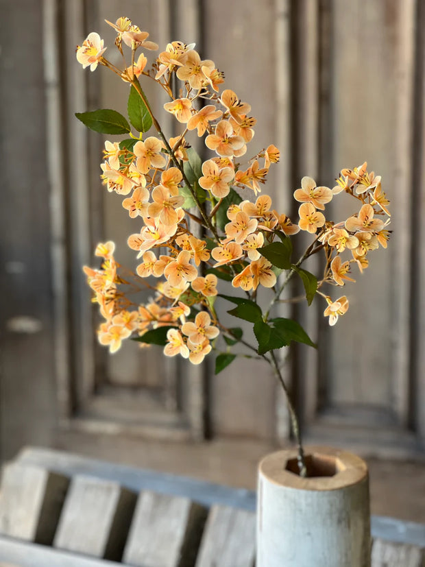 32" Chaucer Amber Hydrangea Stem