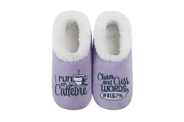 I Run on Coffee & Cuss Words Snoozies Slippers
