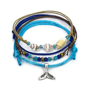 Whale Tail Bracelet Set