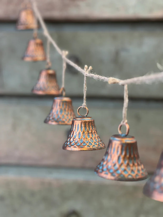 57" Copper Chorus Bell Garland