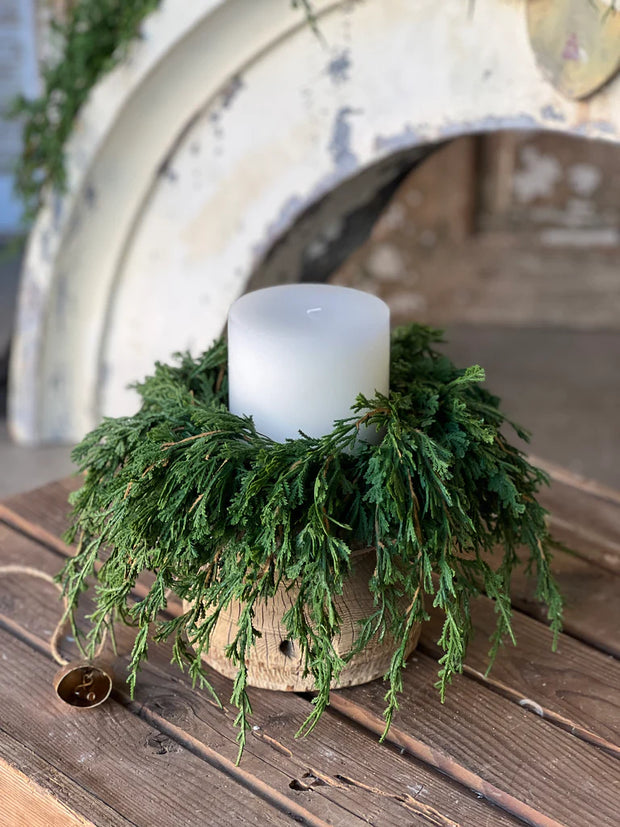 6.5" Emerald Falls Candle Ring