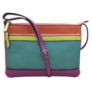 Double Zip Crossbody Bag by ili New York