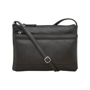 Double Zip Crossbody Bag by ili New York