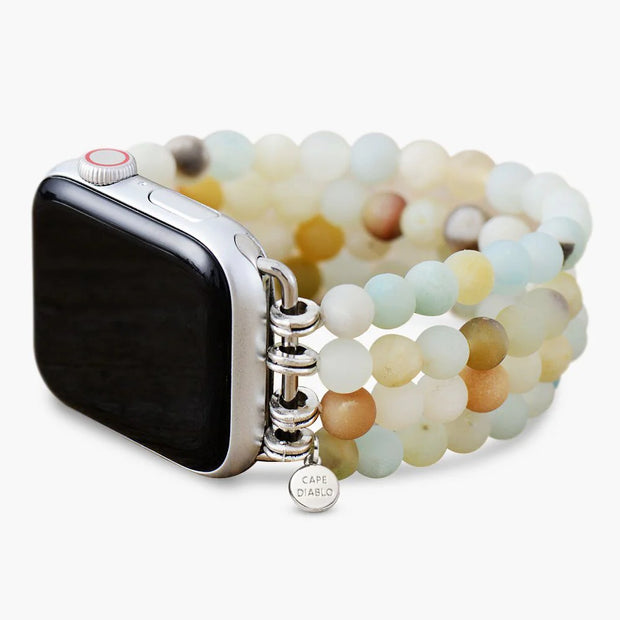 Amazonite Jasper Stretchy Apple Watch Band