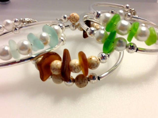 Seaglass Wrap bracelet