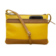 Double Zip Crossbody Bag by ili New York