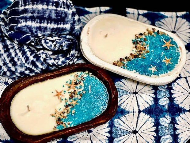 Dough Bowl Soy Candle - "BEACH"