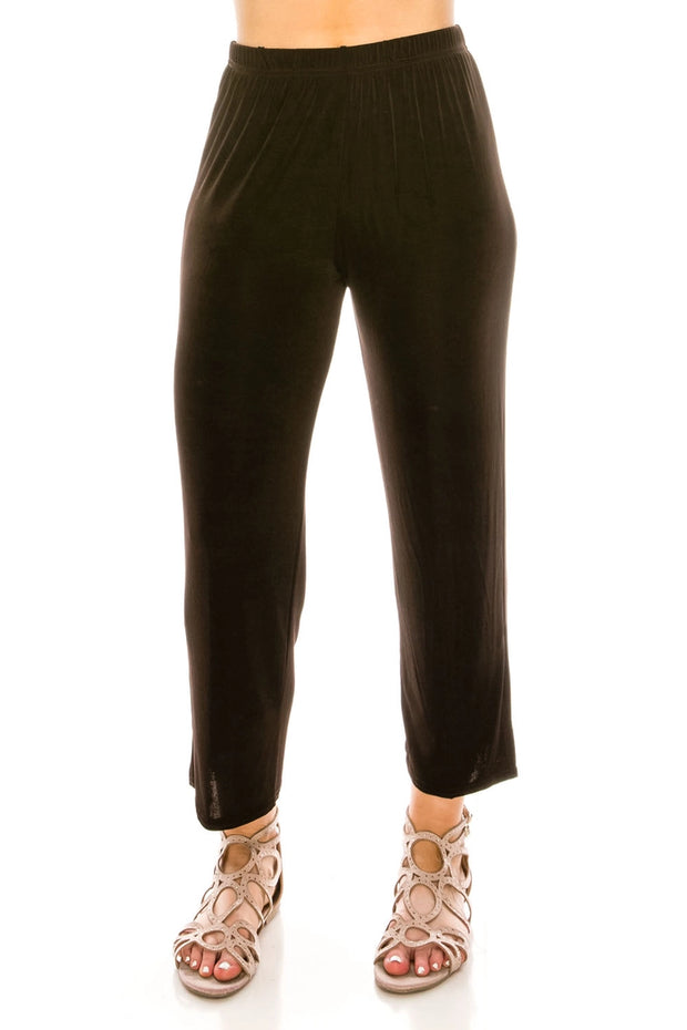 Brown Ankle Length Pants