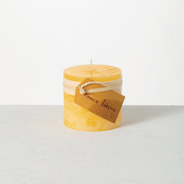 Timber Candles - Pale Yellow