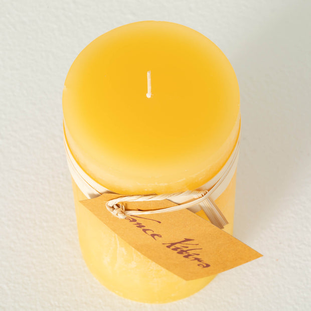 Timber Candles - Pale Yellow