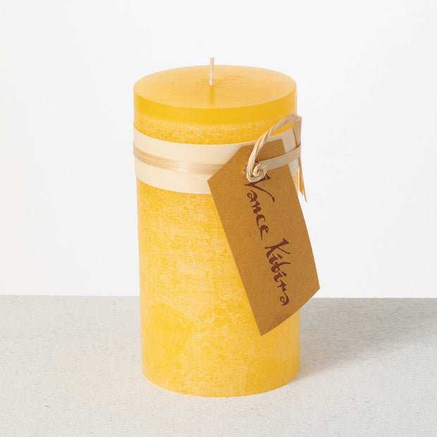 Timber Candles - Pale Yellow