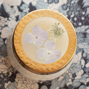 Beach Daisy Pressed Floral Candle