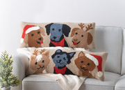Holiday Dogs Lumbar Pillow