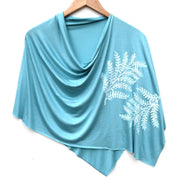 Botanical Poncho Collection White Ink