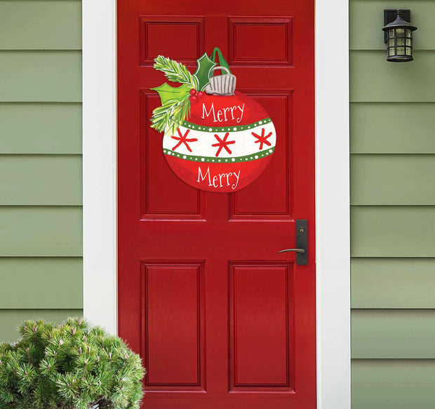 Merry Ornament Door Decor