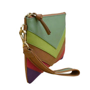 Multi Color Top Zip Wristlet by ili New York