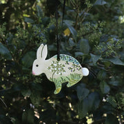 Bunny Pottery Ornament