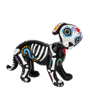 Sugar Skull Dog Figurines